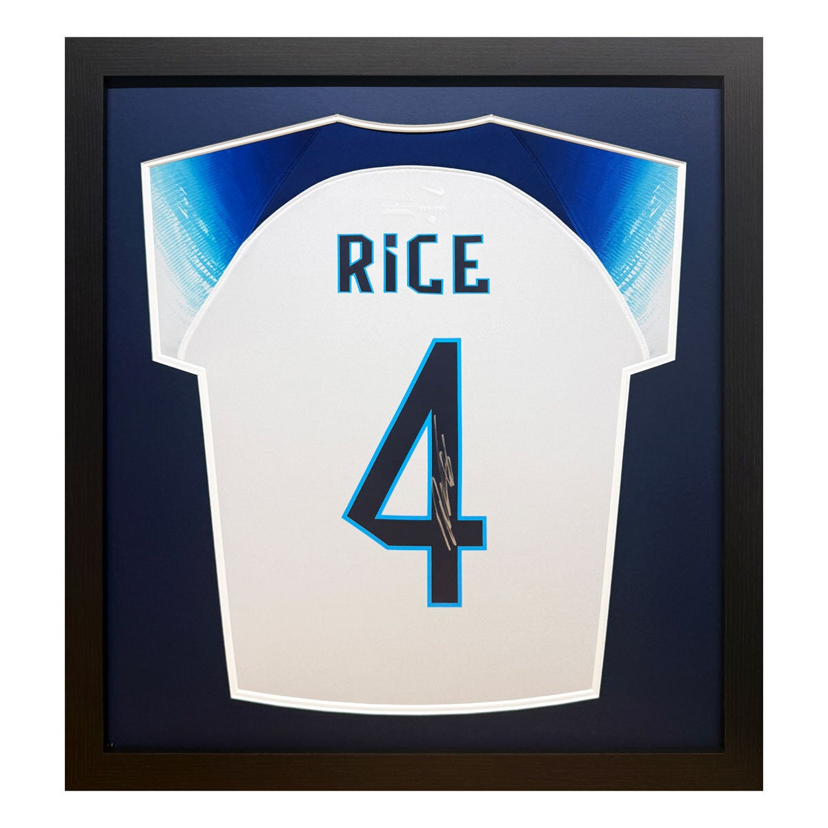 Allstarsignings Declan Rice Signed Framed England 2022/23 Shirt
