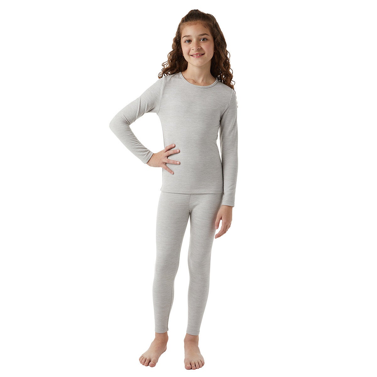 32 Degrees Heat kids plush base layer set, view 3