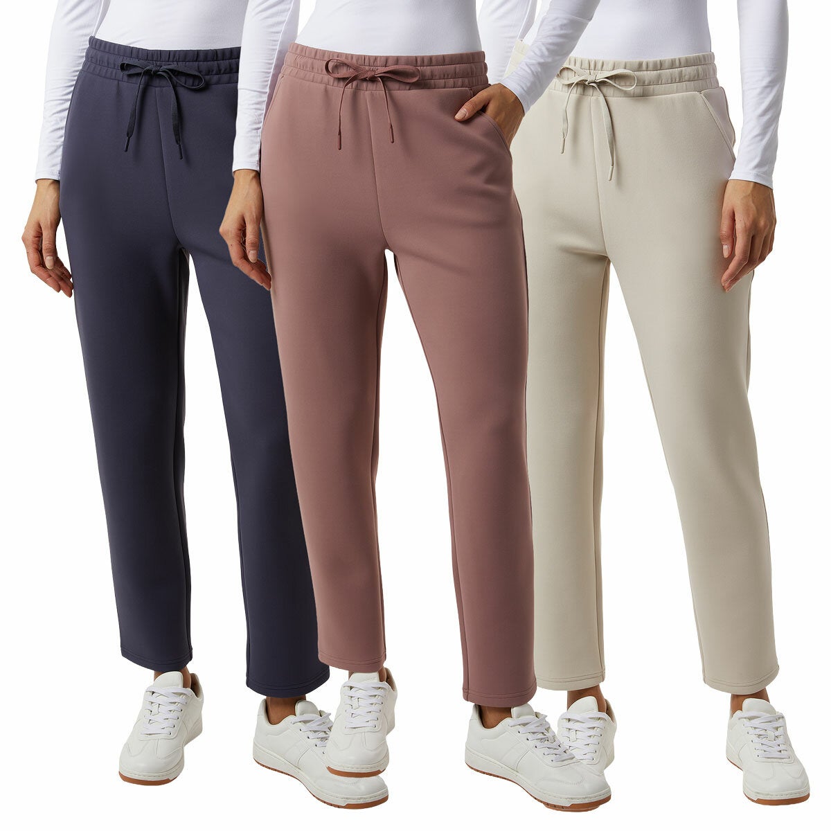 32 Degrees ladies sueded joggers, main view
