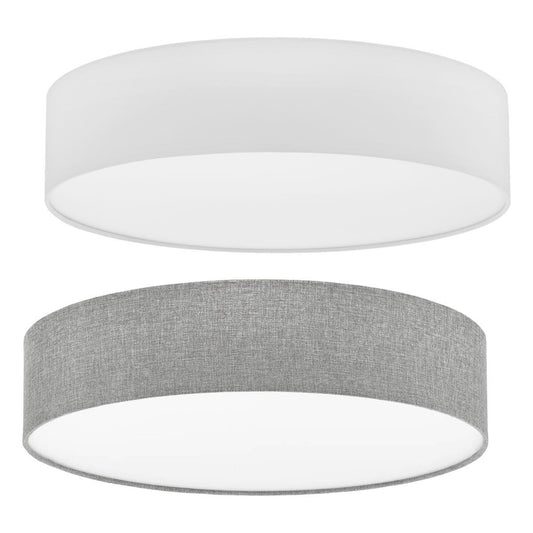 Eglo Pasteri fabric ceiling light 57cm 3 x E27