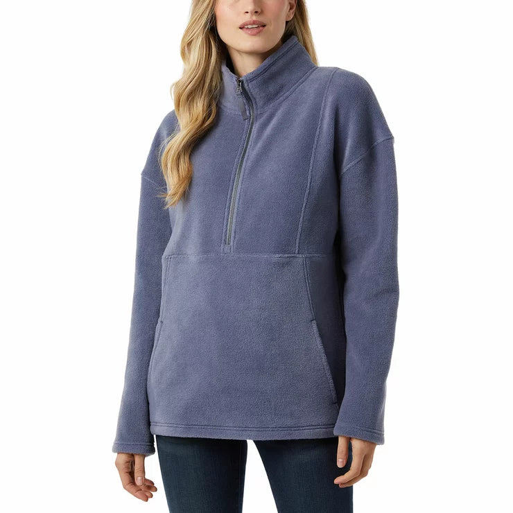 32 Degrees Women's Winter Fleece lightweight thermal jacket with soft warm fleece fabric for cold weather comfort