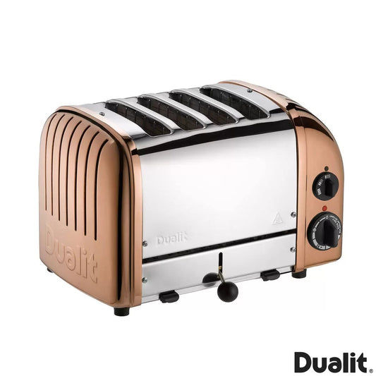 Dualit 4-Slot Classic Toaster in Copper Spray Finish with Bonus Sandwich Cage (40597)
