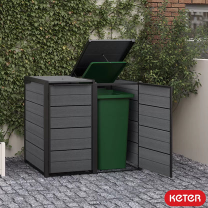 Keter Cortina Hide Away Bin Store | Sleek Waste Organisation | Homeowners and Gardeners