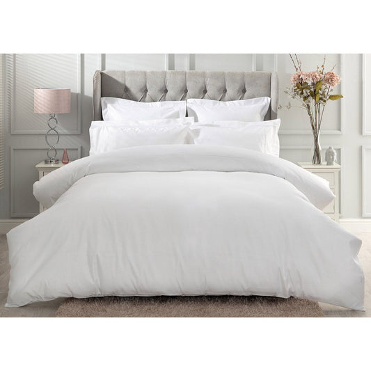 Belledorm 1000 thread count Egyptian cotton sateen duvet cover, white
