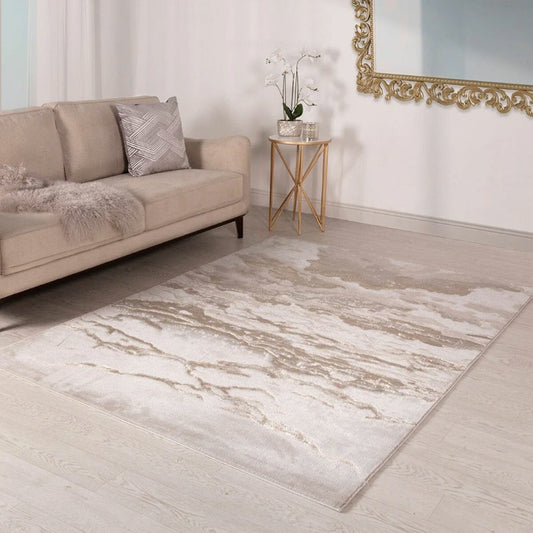 Asiatic Aurora linea metallic abstract rug, 160 x 230 cm or 200 x 290 cm