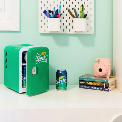 Coca-Cola 4L Mini Fridge – 6-Can Portable Thermoelectric Cooler & Warmer