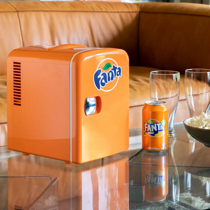 Coca-Cola 4L Mini Fridge – 6-Can Portable Thermoelectric Cooler & Warmer
