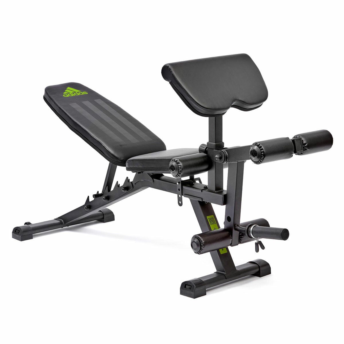 adidas Performance FID training bench with leg developer and preacher curl pad