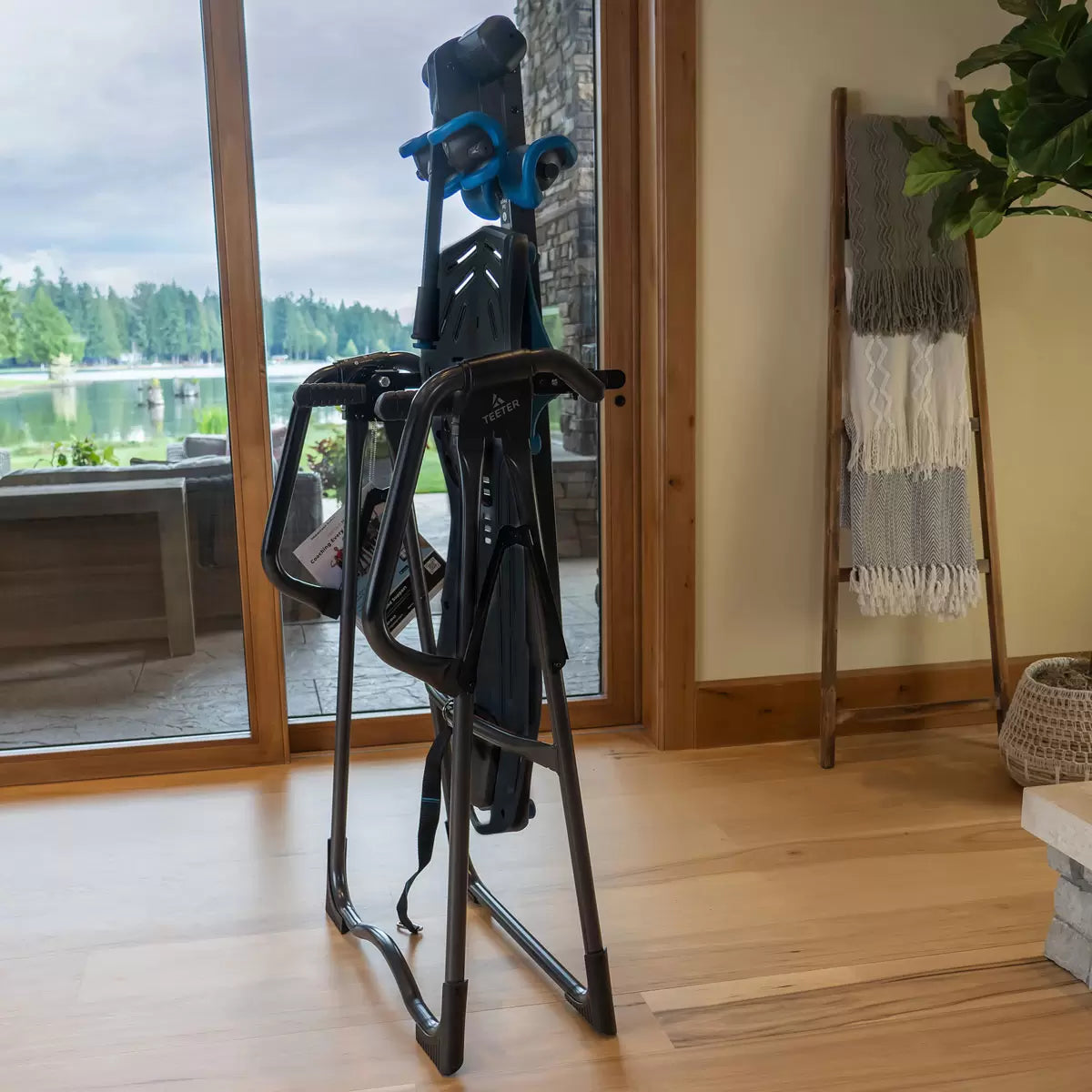 Teeter FitSpine FX3 Inversion Table with Comfort Cushion & Program Mat | Spinal Decompression Relief | Back Pain Sufferers