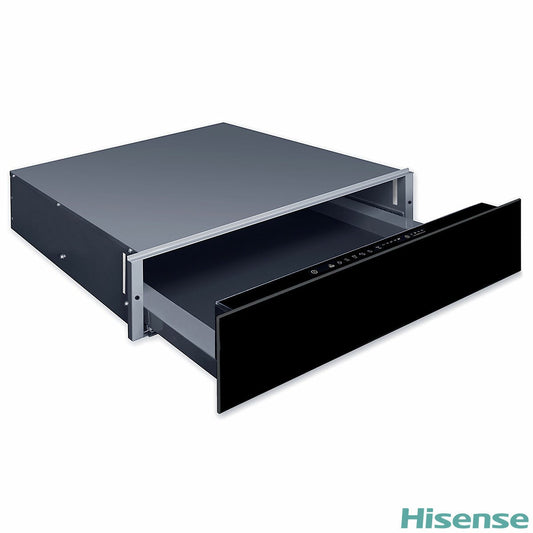 Hisense WDH14BG 60cm built-in warming drawer in jet black