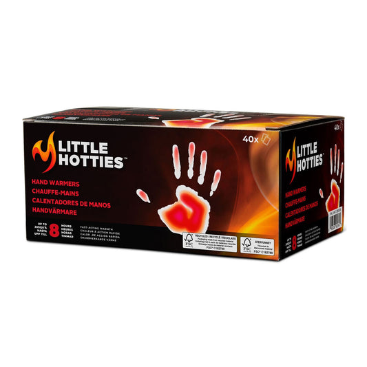 Little Hotties hand warmers, 40 packs of 2