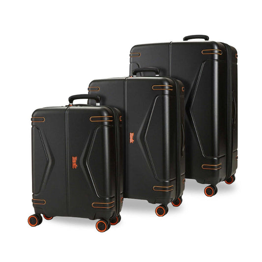 Rock Genesis 3 piece hardside luggage set cabin medium large