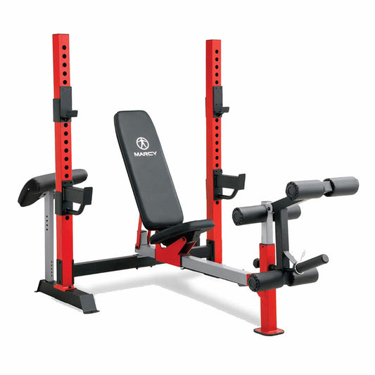 Marcy MWB-7096KT Olympic weight bench with leg developer