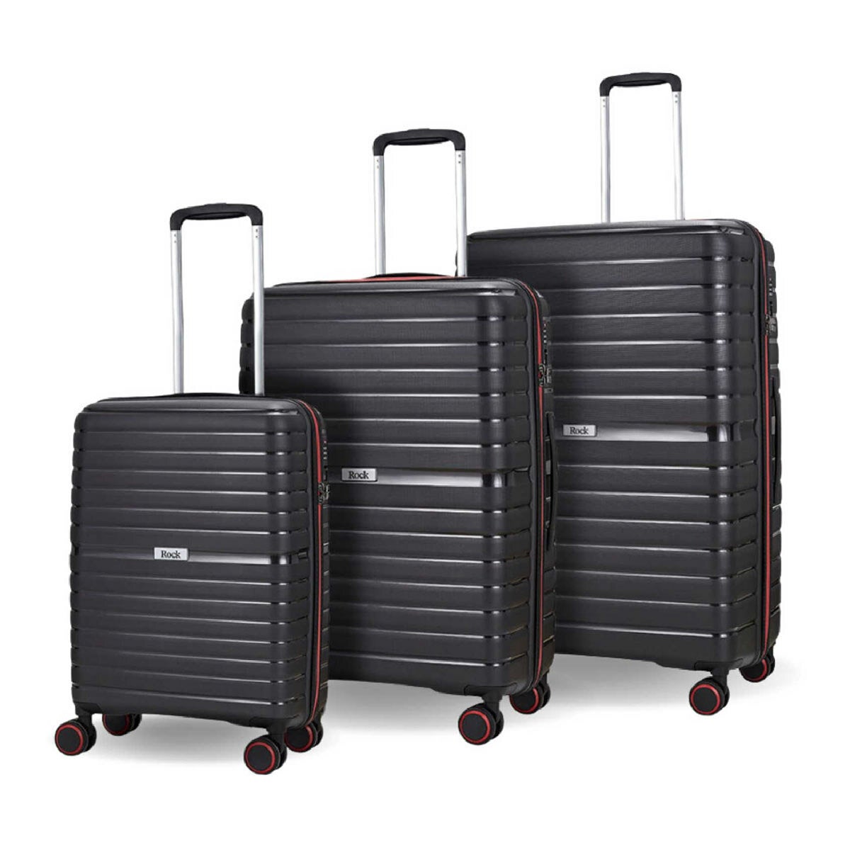 Rock Hydra-lite 3 piece hardside spinner luggage set