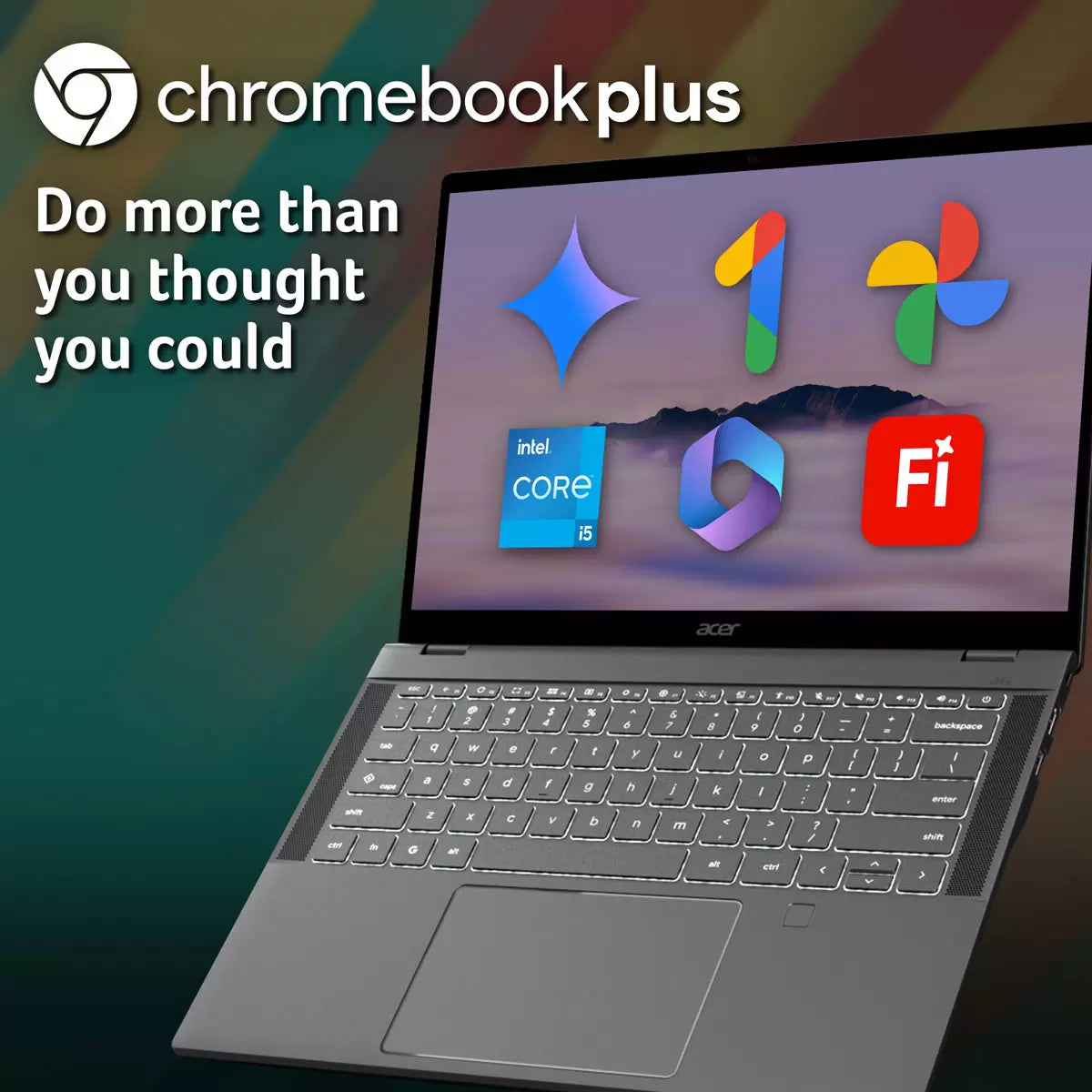 Acer Chromebook Plus 514 NX.J5XEK.005 | Fast Cloud-Based Productivity | Students and Mobile Professionals