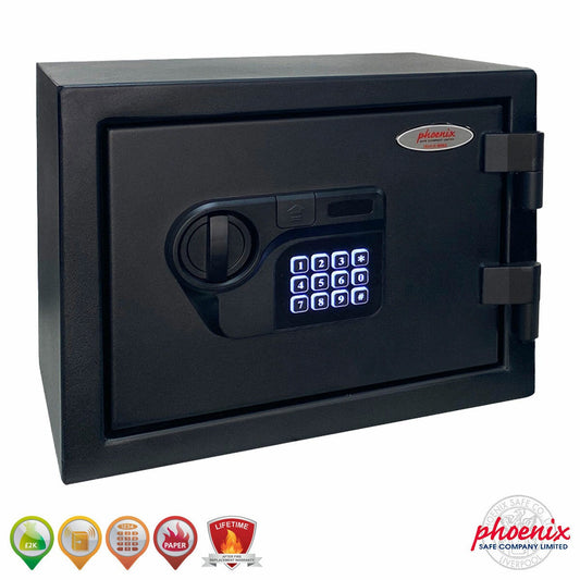 Phoenix Centurion FS1211E 17L Fire & Security Safe Black