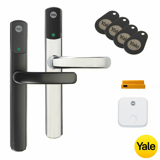 Yale Conexis L2 smart door lock with Wi-Fi Bridge and 4 key tags