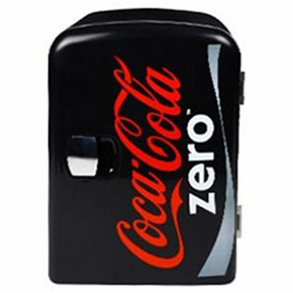 Coca-Cola 4L Mini Fridge – 6-Can Portable Thermoelectric Cooler & Warmer