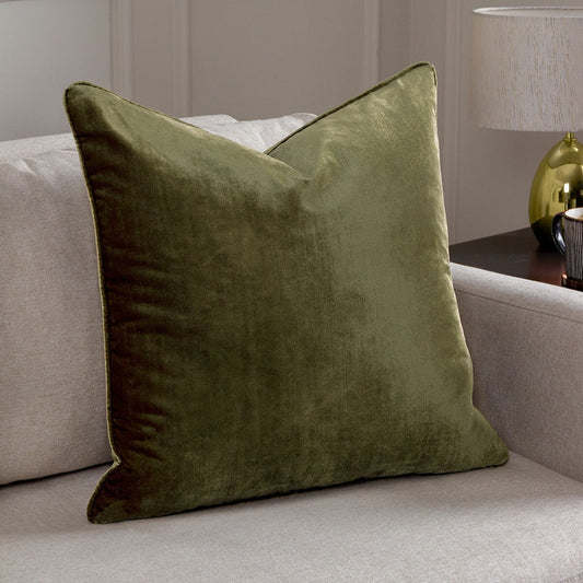 Paoletti Luxe velvet feather filled cushion 55 x 55 cm 2 pack