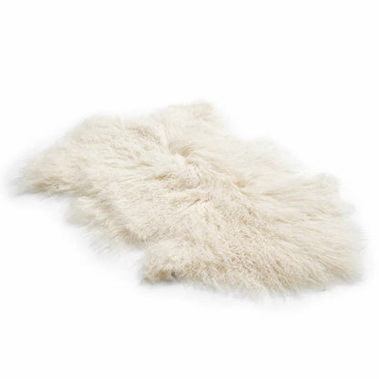 Bowron Tibetan Sheepskin Rug (60 x 90 cm) – Genuine Natural Fleece Accent