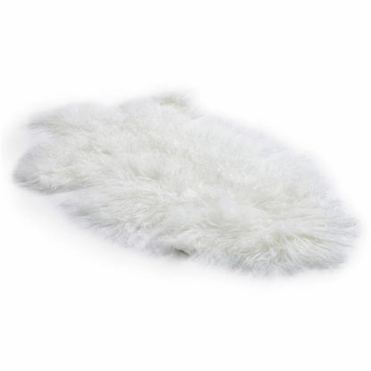 Bowron Tibetan Sheepskin Rug (60 x 90 cm) – Genuine Natural Fleece Accent
