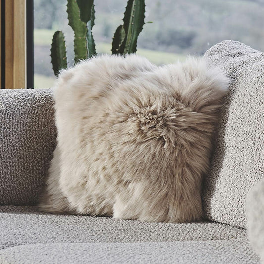 Bowron single sided sheepskin cushion 35 x 35 cm