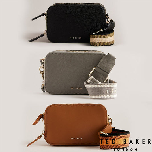 Ted Baker Stunna pebbled leather mini camera crossbody bag