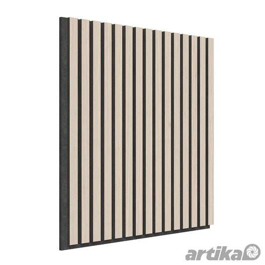 Artika Sonolok acoustic wall panels light grey ash and black 4 pack
