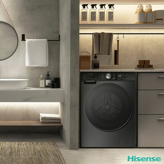 Hisense WD5S1045BB 10.5kg/6kg Freestanding Washer Dryer Black