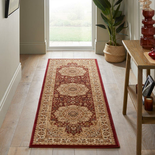 Concept Looms Grand Heritage runner red and beige 80 x 240cm