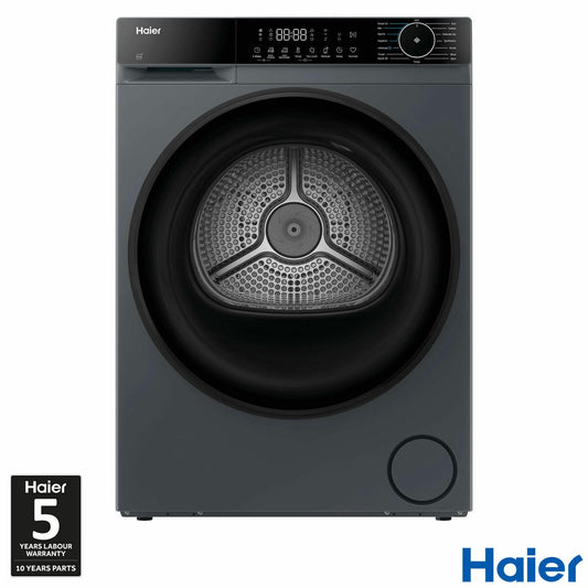 Haier HD100-D357GU1 10kg heat pump tumble dryer graphite