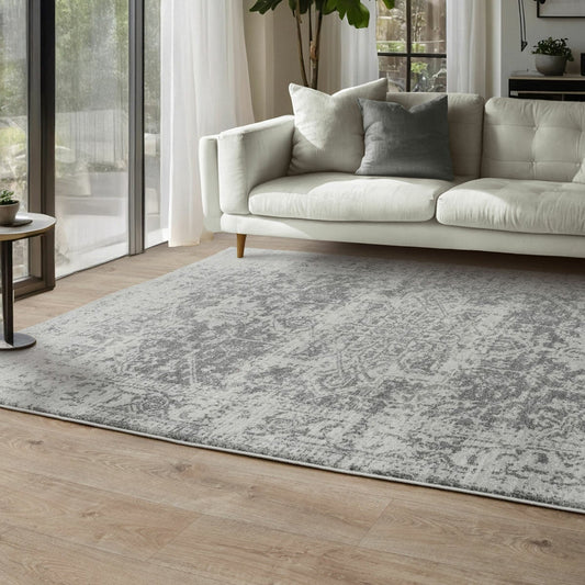 Asiatic Nova Antique Grey rug, machine-woven polypropylene with 9 mm pile