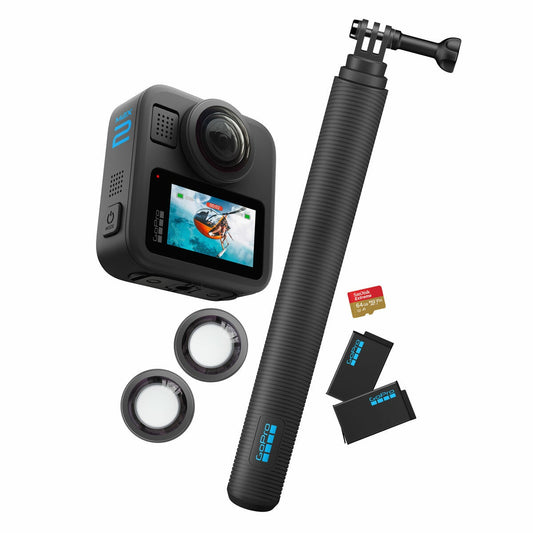 GoPro MAX2 8K 360 action camera accessories bundle