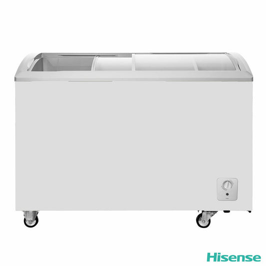 Hisense CAF303D7AWC 297L commercial ice cream freezer in white