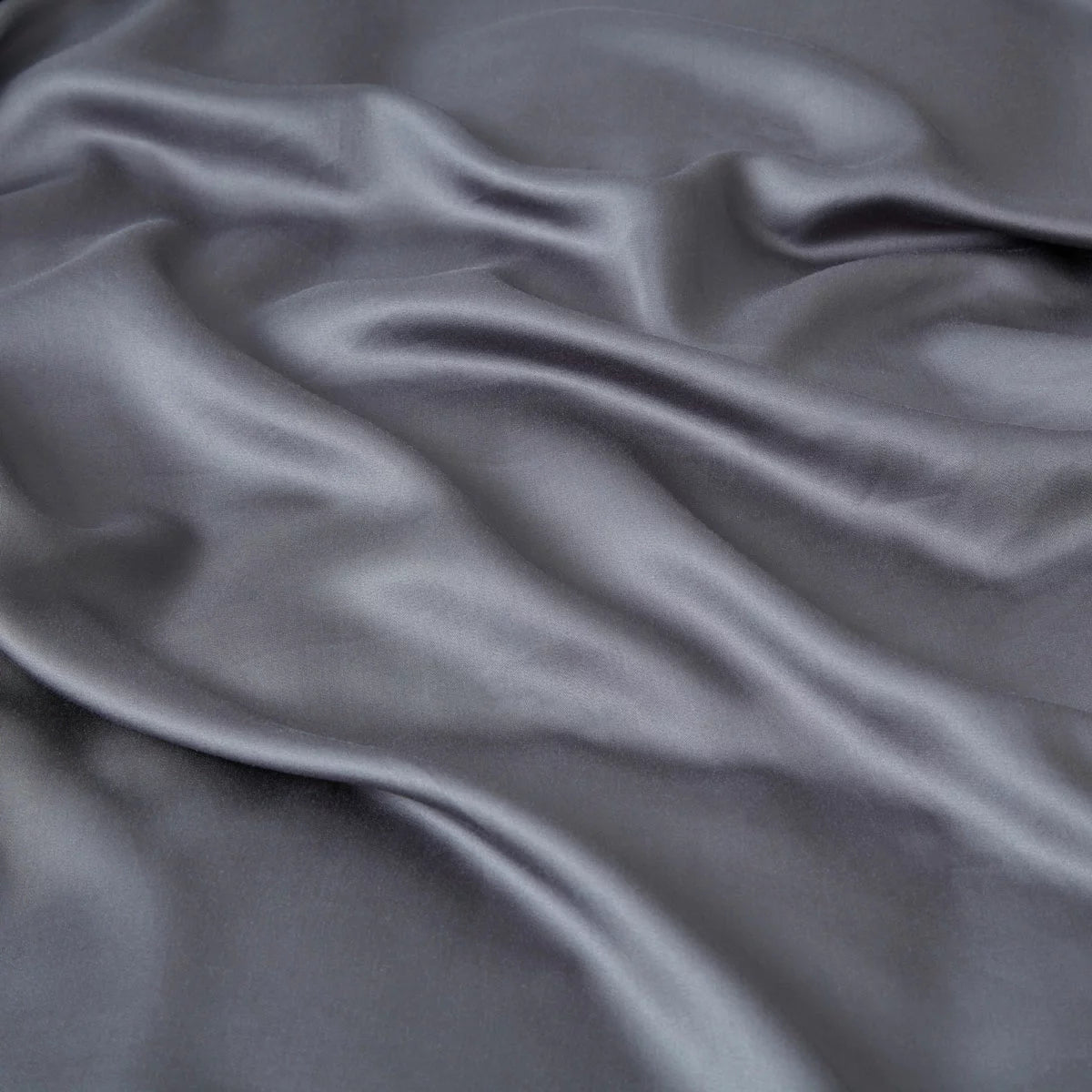 Panda 100% Bamboo Dark Grey Fitted Sheet – Breathable 32cm Deep Mattress Fit