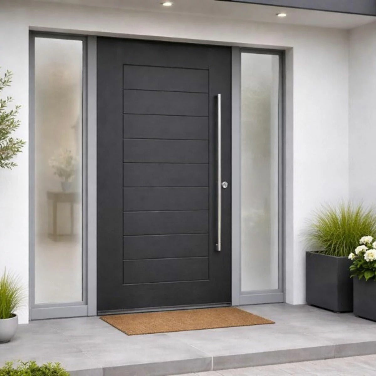 Mendes External Thermal Grey Primed Door – Berkshire | Excellent U-Values | Modern Homes & Renovations