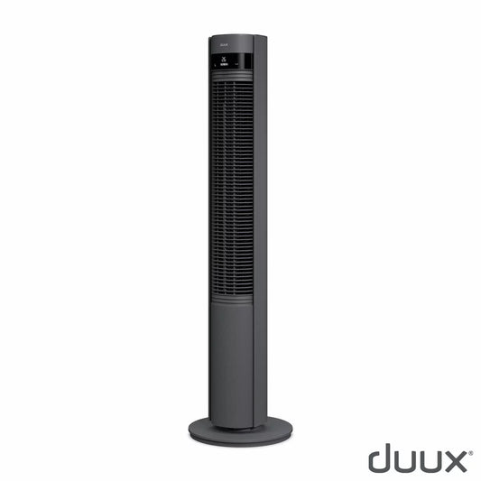 Duux Elevate Tower Fan | Height-Adjustable Airflow | Modern Home and Office Spaces