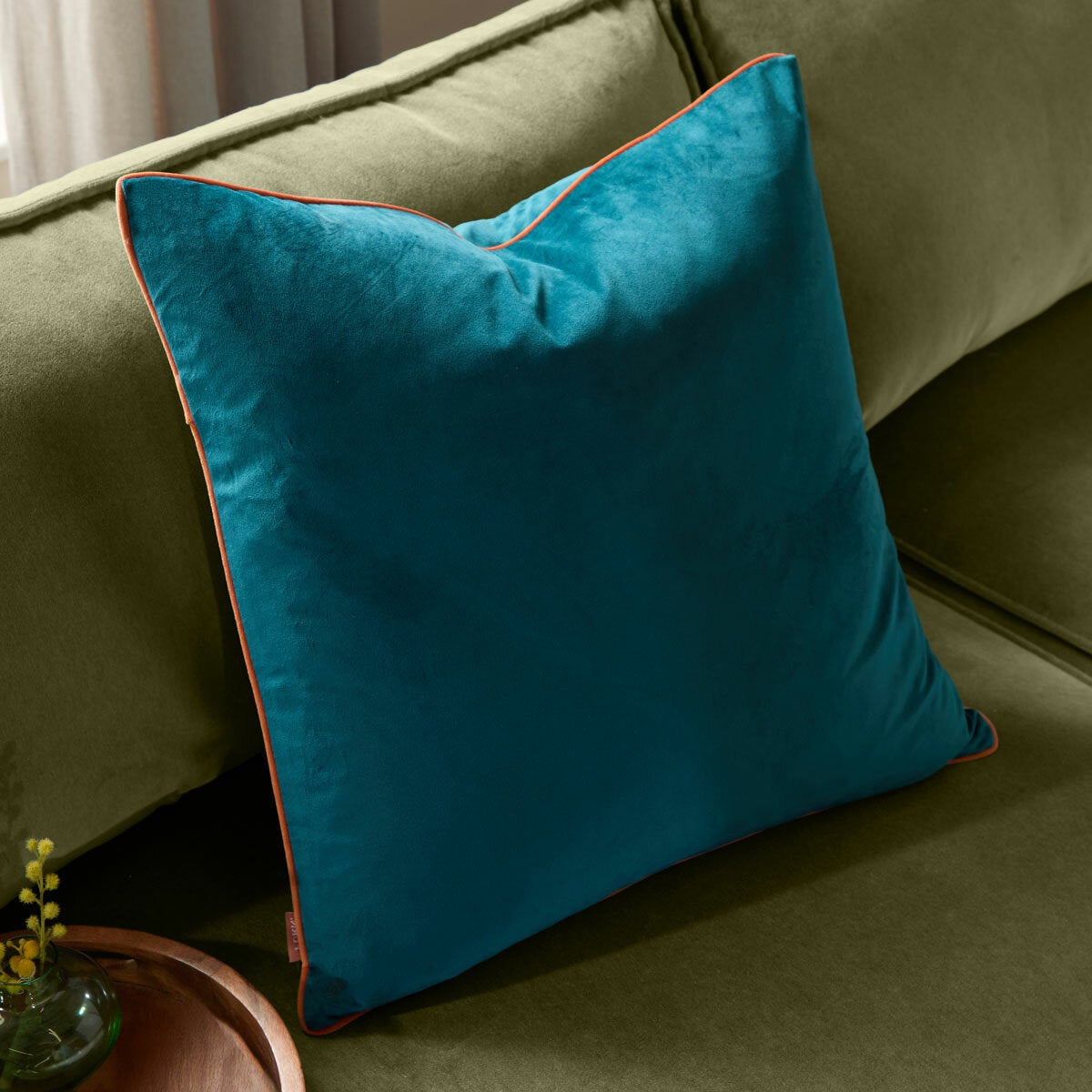 Furn Meridian velvet cushion – alternate view 5