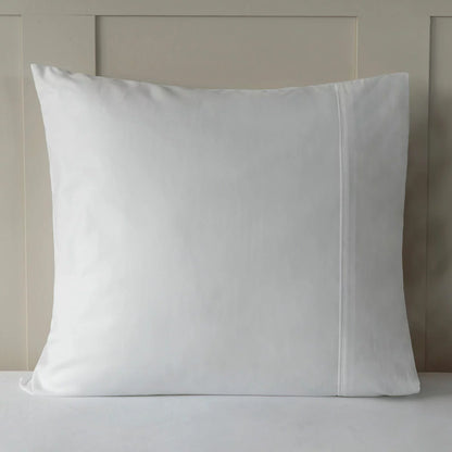 Belledorm Egyptian Cotton 600 Thread Count Continental Square Pillowcase, White – Silk-Soft Sateen Finish
