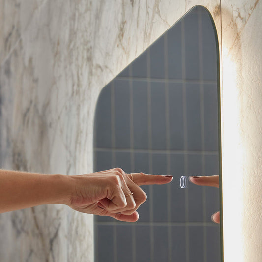 Tavistock Scene illuminated LED bathroom mirror 600 x 800mm