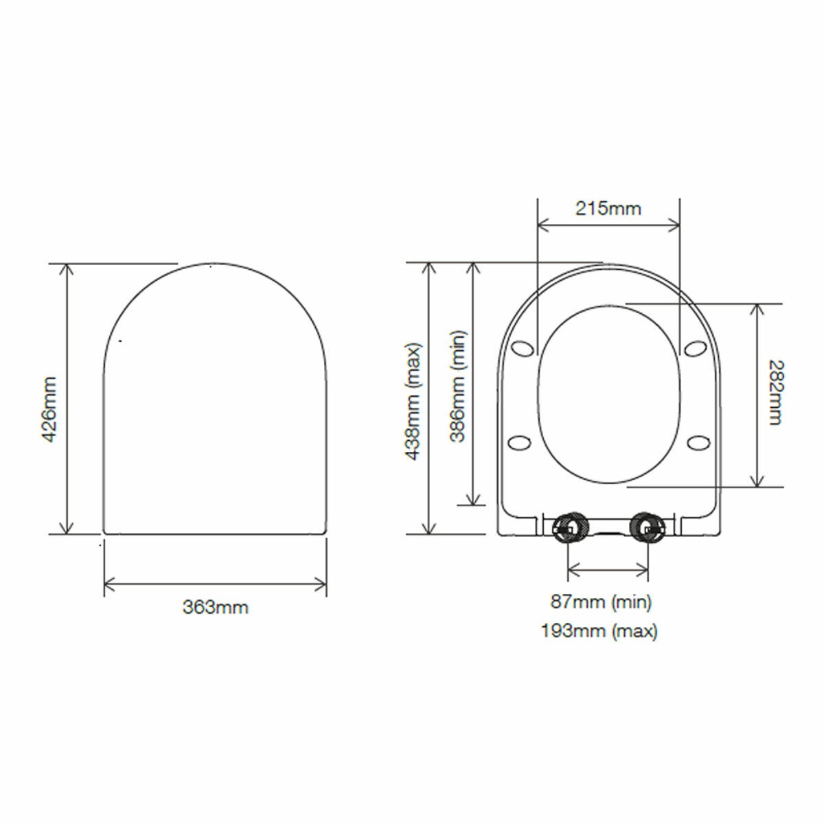 Tavistock Vesta toilet – alternate view 4