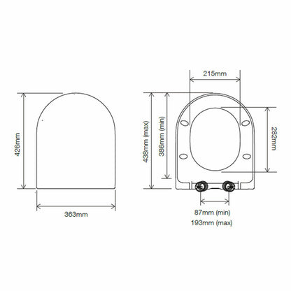 Tavistock Vesta toilet – alternate view 4