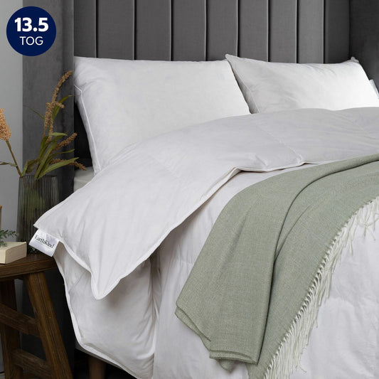 EarthKind recycled feather and down duvet, 13.5 tog