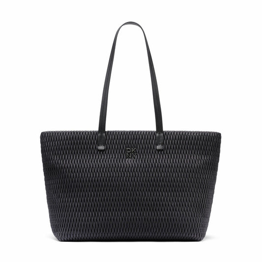DKNY large black nylon tote bag