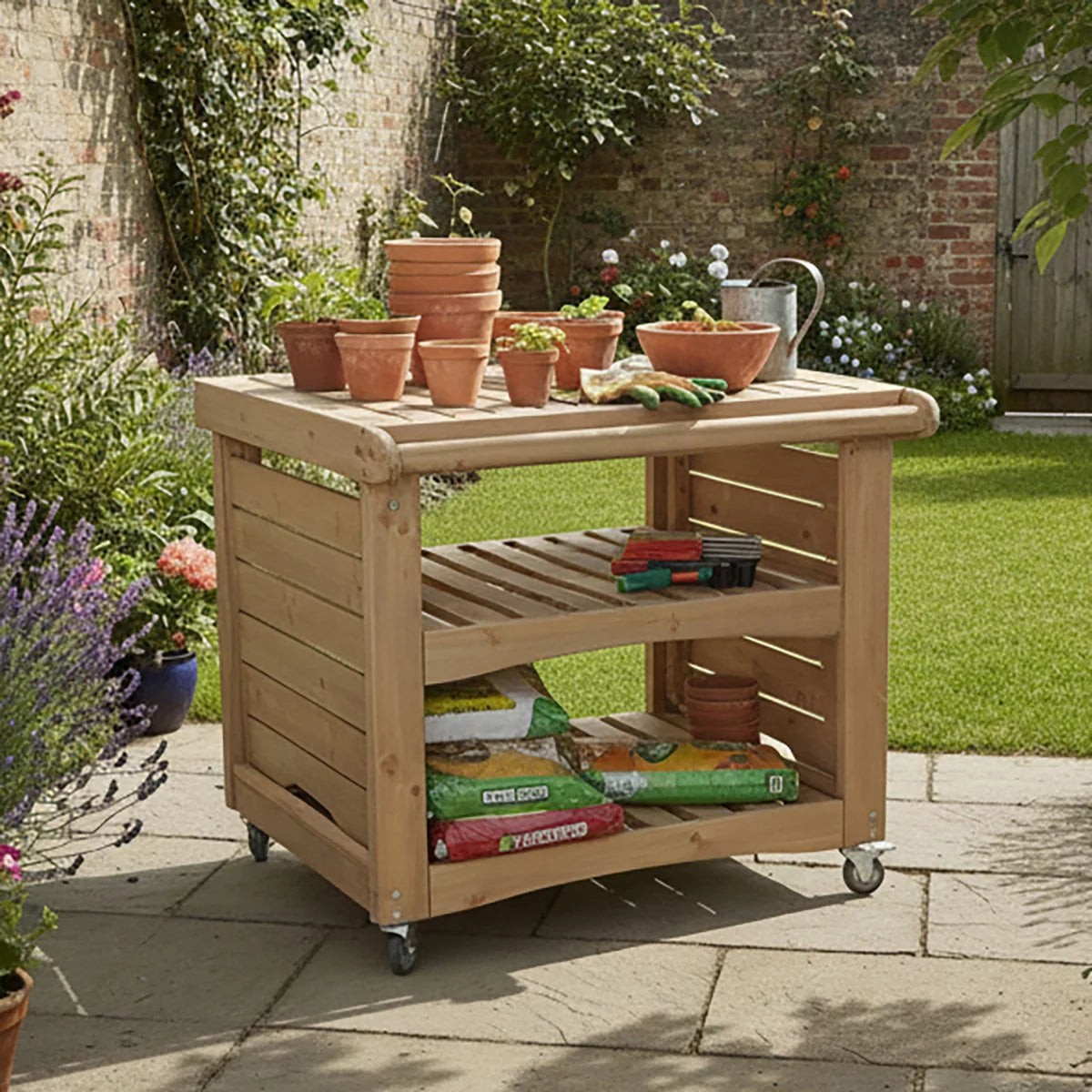 Zest Garden Drop Leaf Table | Space-Saving Outdoor Dining | Small Patio & Balcony Owners