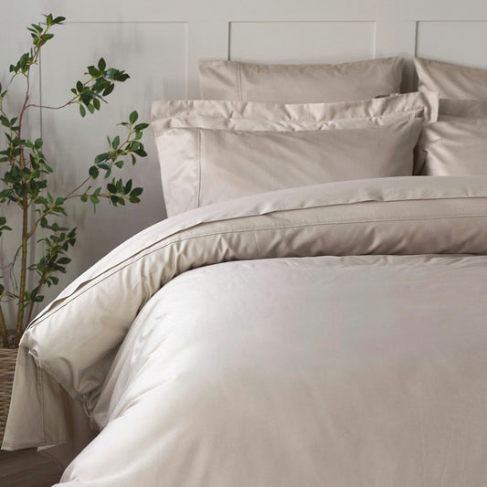 Belledorm 600 thread count Egyptian cotton duvet cover set taupe