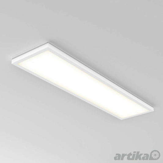 Artika Rayma LED flat panel ceiling light 121.4 x 30.5 cm 4,200 lumens