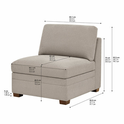 Thomasville Tisdale armless chair – alternate view 2