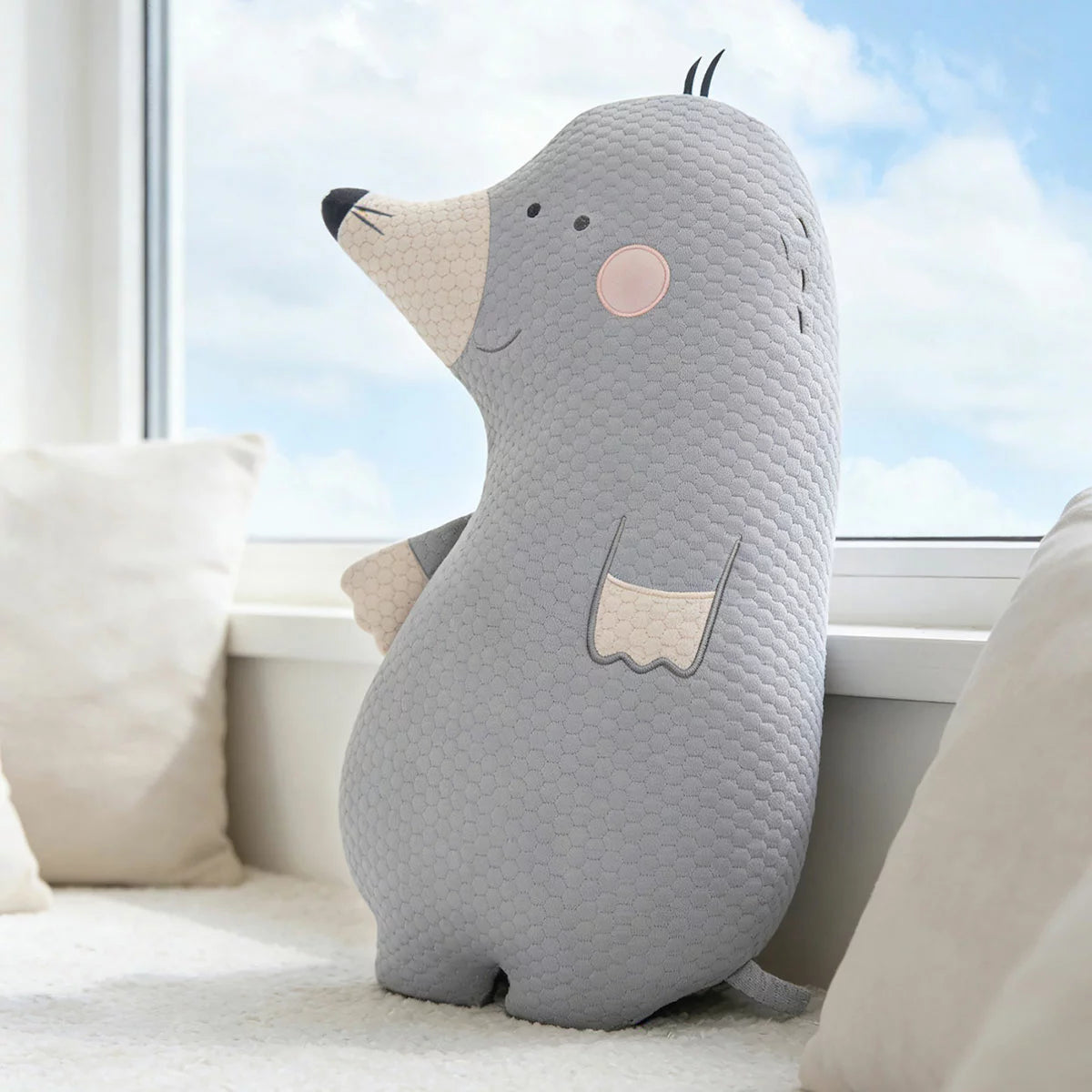 Zoobies Kids Cooling Animal Pillow – Soothing Temperature-Regulating Plush Cushion