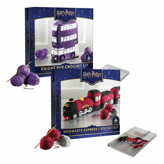 Insight Editions Harry Potter crochet kit, Knight Bus or Hogwarts Express